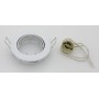 FARETTO INCASSO FISSO P/LED GU10 BIANCO