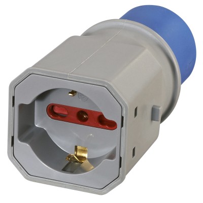 ADATTATORE INDUSTRIALE 16A 220V BIP SCHU IP44 FIG. 8