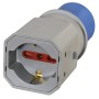ADATTATORE INDUSTRIALE 16A 220V BIP SCHU IP44 FIG. 8