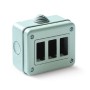 CASSETTA TONDO DA PARETE P/INTERNO 3P IP40