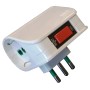 FME 87.310 ADATTATORE 10A 2P BIP SCH C/INTER SICUR