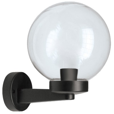 APPLIQUE CON SFERA CM.20 E27 TRASPARENTE