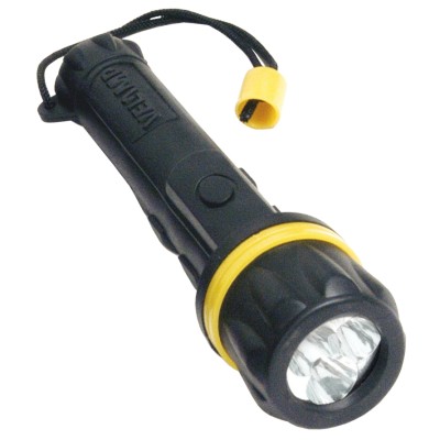 TORCIA LED RUBBER 2 BATTERIE AA (NON INCLUSE)