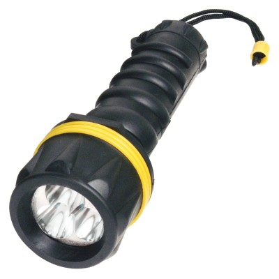 TORCIA LED RUBBER 2 BATTERIE D (NON INCLUSE)