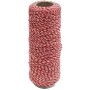 LENZA P/MURATORE IN PP BIANCO ROSSO 100 M