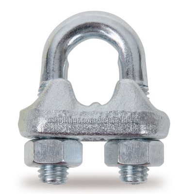 BL MORSETTO P/FUNE ACCIAIO D 12 MM ROBUR  2 PZ