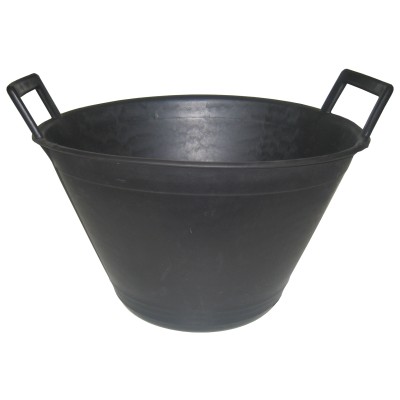 SECCHIO P/MURATORE PLAST 2 MAN NERO D 36CM 10 L