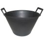 SECCHIO P/MURATORE PLAST 2 MAN NERO D 36CM 10 L