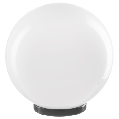 GLOBO OPALE BIANCO D 25 CM C/BASE E27
