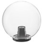 GLOBO TRASPARENTE D 30 CM C/BASE E27