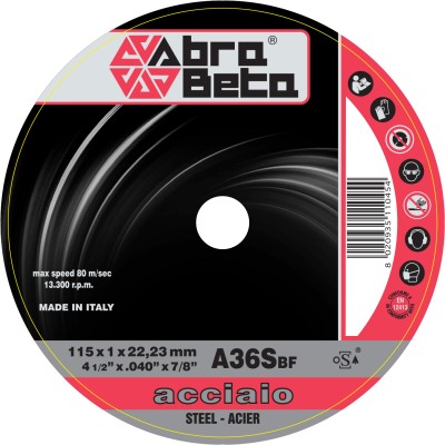 ABRABETA DISCO P/FERRO D 115X1,0 MM