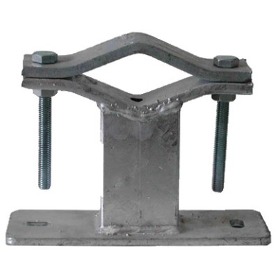 ZANCA A MURO P/PALO ANTENNA          FIG.10