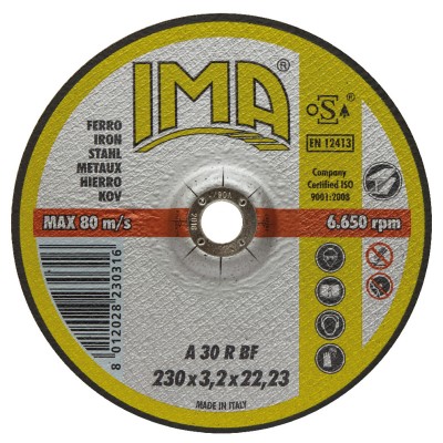 IMA DISCO P/FERRO D 230X3,2 MM