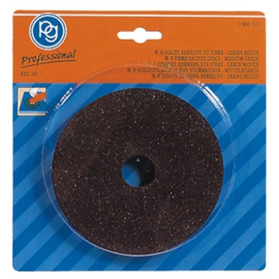 POGGI 347.00 6 DISCHI ABRASIVI FIBRA D 115 MM GR  36