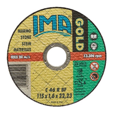 IMA DISCO P/MARMO GOLD PIANO D 115X1,6 MM