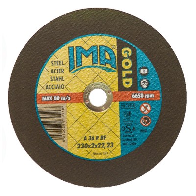 IMA DISCO P/FERRO GOLD PIANO D 230X2,0 MM