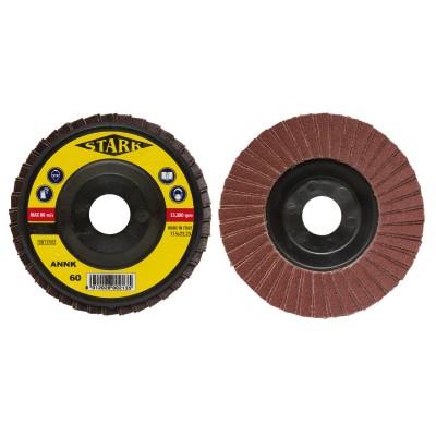 STARK DISCO ABRASIVO LAMELLARE D 115 MM GR  60
