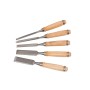CONF. 5 SCALPELLI P/FALEGNAME MANICO LEGNO