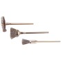 POGGI 476.00  3 MINI SPAZZOLE ACCIAIO GAMBO 3 MM