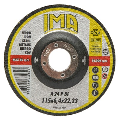 IMA DISCO P/FERRO P/SBAVARE D 115X6,4 MM