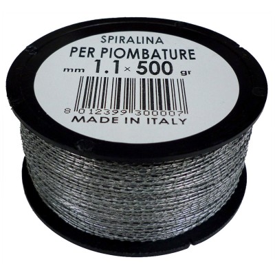 FILO SPIRALINO P/PIOMBATURE D 1,1 MM   500 G