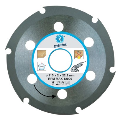 POGGI 419.90 DISCO P/LEGNO D 115X2 MM FORO 22,2