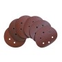 DISCO ABRASIVO VELCRO 6 FORI D 150 MM GRANA  60