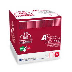 MAESTRI PUNTI SPILLATRICE ART. 114 AP DA 5000 PZ MAESTRI PUNTI SPILLATRICE ART. 114 AP DA 5000 PZ