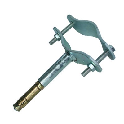 STAFFA C/TASSELLO TUBO ANTENNA  50 MM MURO  FIG.4