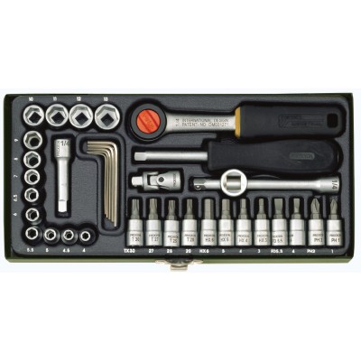 CHIAVE A BUSSOLA 4/13 MM SERIE 36 PZ PROXXON 23080