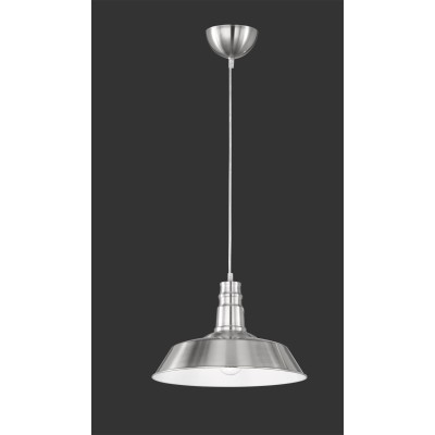 LAMPADA SOSP WILL METALLO D 36 CM ACCIAIO SATIN