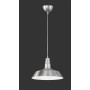 LAMPADA SOSP WILL METALLO D 36 CM ACCIAIO SATIN