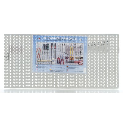PANNELLO FORATO C/KIT 40 GANCI  PROFI MP3