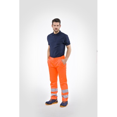 PANTALONE ALTA VISIBILIT ARANCIO TG.  L