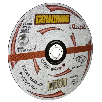 GRINDING FORZA DISCO FERRO PIANO 230X1,9