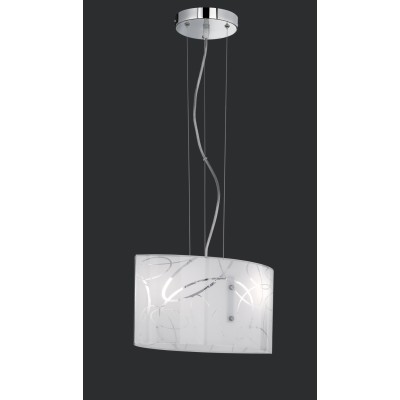 LAMPADA SOSP SPIRELLI DECORO CERCHI E27 40 CM