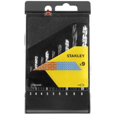 PIRANHA STANLEY STA56000 (X56000) CASSETTA 9 PUNTE 5 HSS 4 ZINC.