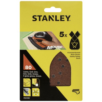 PIRANHA STANLEY STA31004 (X31004) 5 FOGLI VELCRO P/MOUSE 80 G