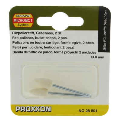 FELTRI CONICI 2 PZ PROXXON 28801