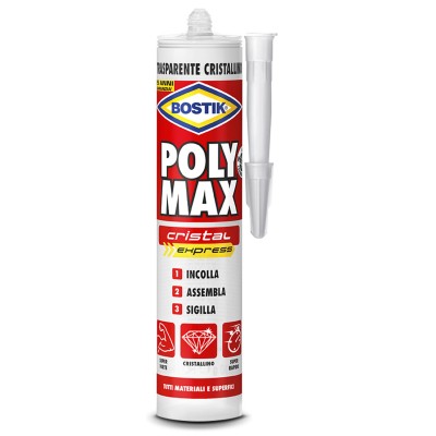 BOSTIK POLYMAX ORIGINAL 300 G CRISTAL CARTUCCIA