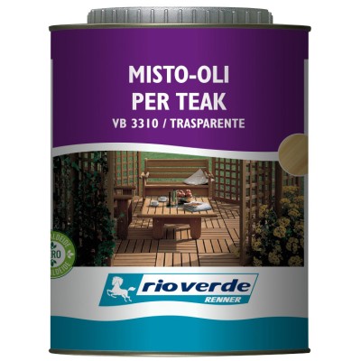 RIOVERDE VB 3310 OLIO P/TEAK 0,750 L TRASPARENTE