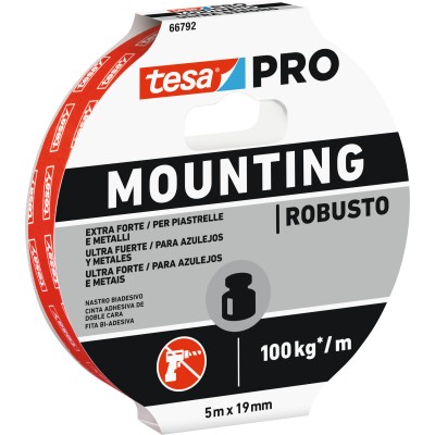 NASTRO BIADESIVO TESA MOUNTING PRO STRONG 19MMX5M