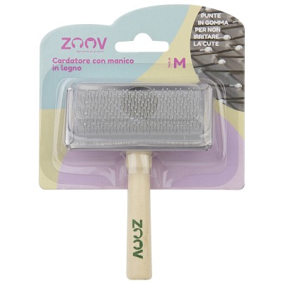 ZOOV CARDATORE C/MANICO LEGNO 9X4,5 CM