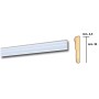 CORNICE P/PARATI 4,5X23 BAROCCO 200 CM BIANCO