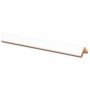 PARASPIGOLO 28X28 AYOUS LISCIO 300 CM BIANCO 67173