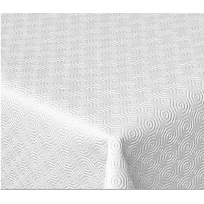 MOLLETTONE P/TAVOLO H 138 CM BIANCO/BIANCO