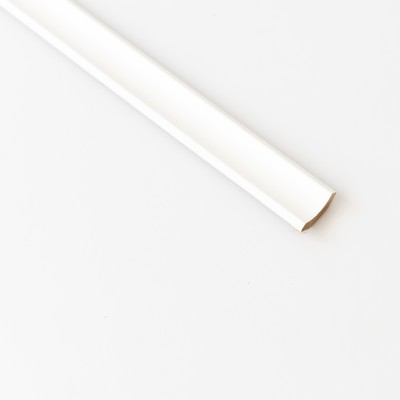 SGUSCIO 22X22 MM LISCIO MDF 240 CM BIANCO