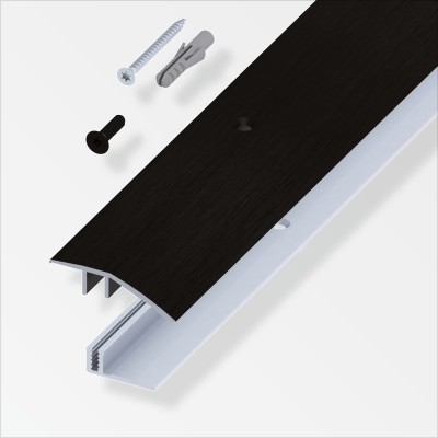 TERMINALE A SCIVOLO P/PARQUET NERO SPAZZ. 100 CM