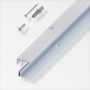 RACCORDO BALCONE P/PARQUET GRIGIO SPAZZ. 100CM