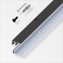 RACCORDO BALCONE P/PARQUET NERO SPAZZ. 100CM